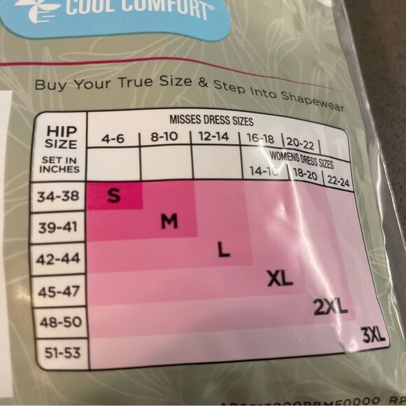 MAIDENFORM FLEXEES HIGH WAIST THIGH SLIMMER, black, MEDIUM new - Picture 5 of 5